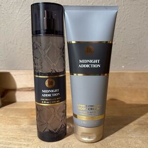 NWT Midnight Addiction Hydration Cream and Fragrance Mist Bundle